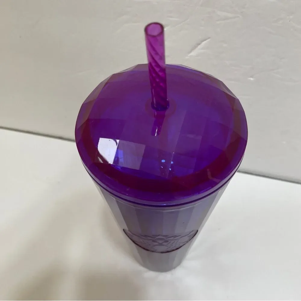 STARBUCKS 2021 MAGENTA PURPLE KALEIDOSCOPE DOME COLD CUP‎ VENTI TUMBLER